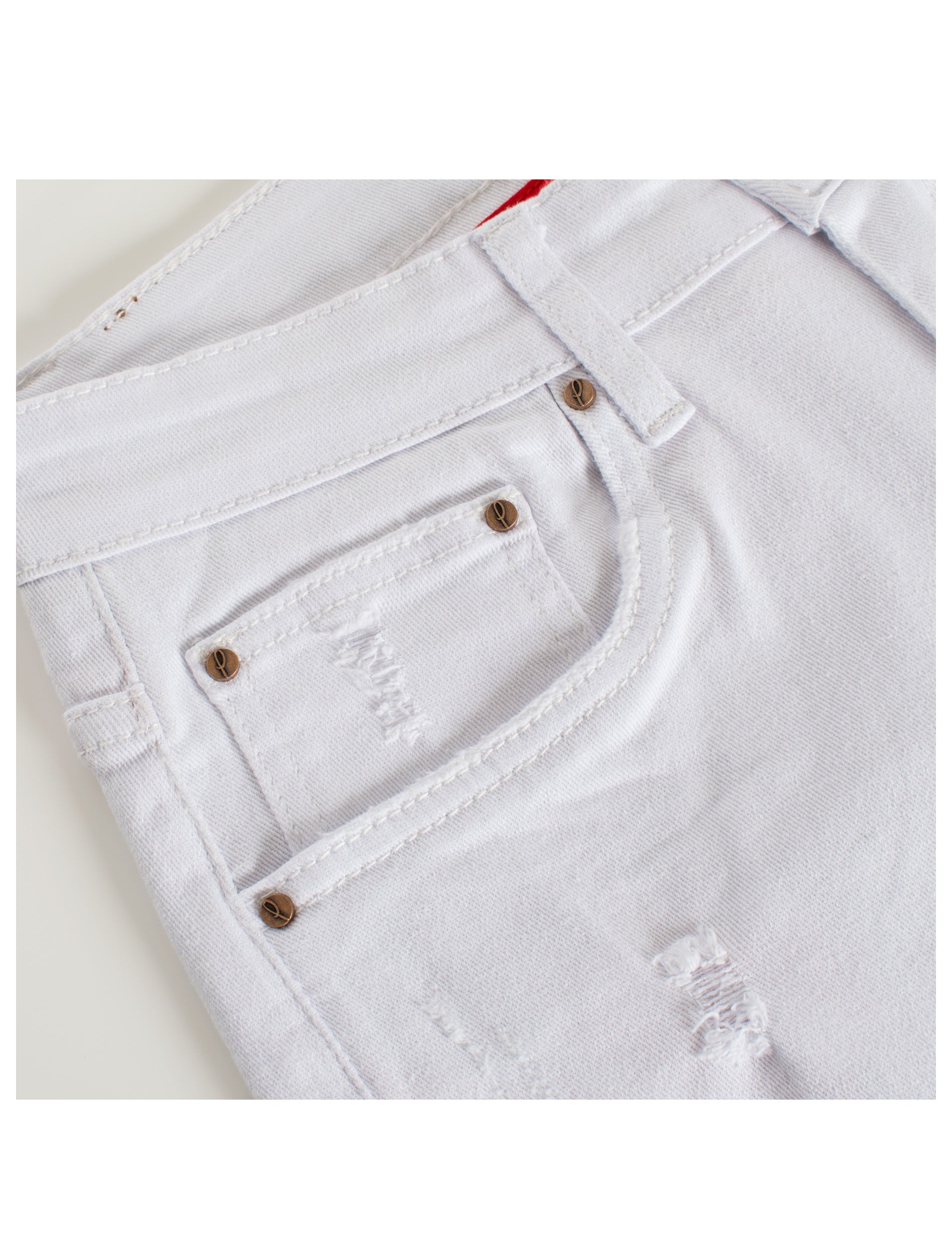 PX Jean with Python snake skin knee Patch