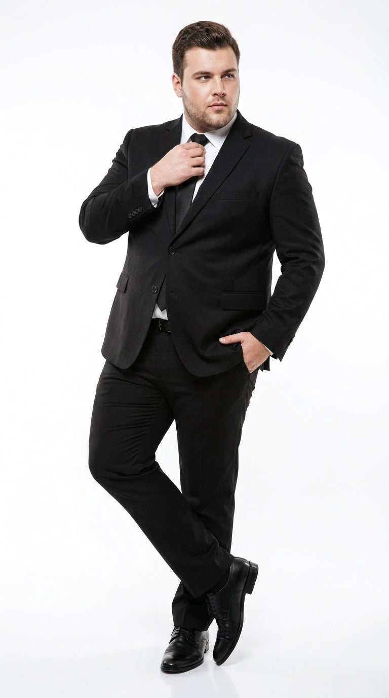 Men’s Black Men in Black Inspired Suit – Classic 2 Button Agent Style Formal Suit
