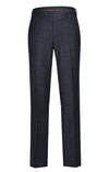 Wool Blend Slim Fit Suit 2 Piece Suit 2 Button in Charcoal