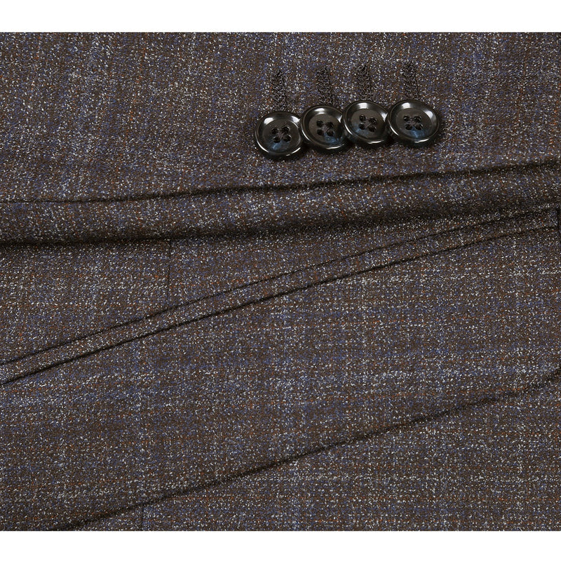 563-8 Men's Slim Fit Wool Blend Stretch Suits