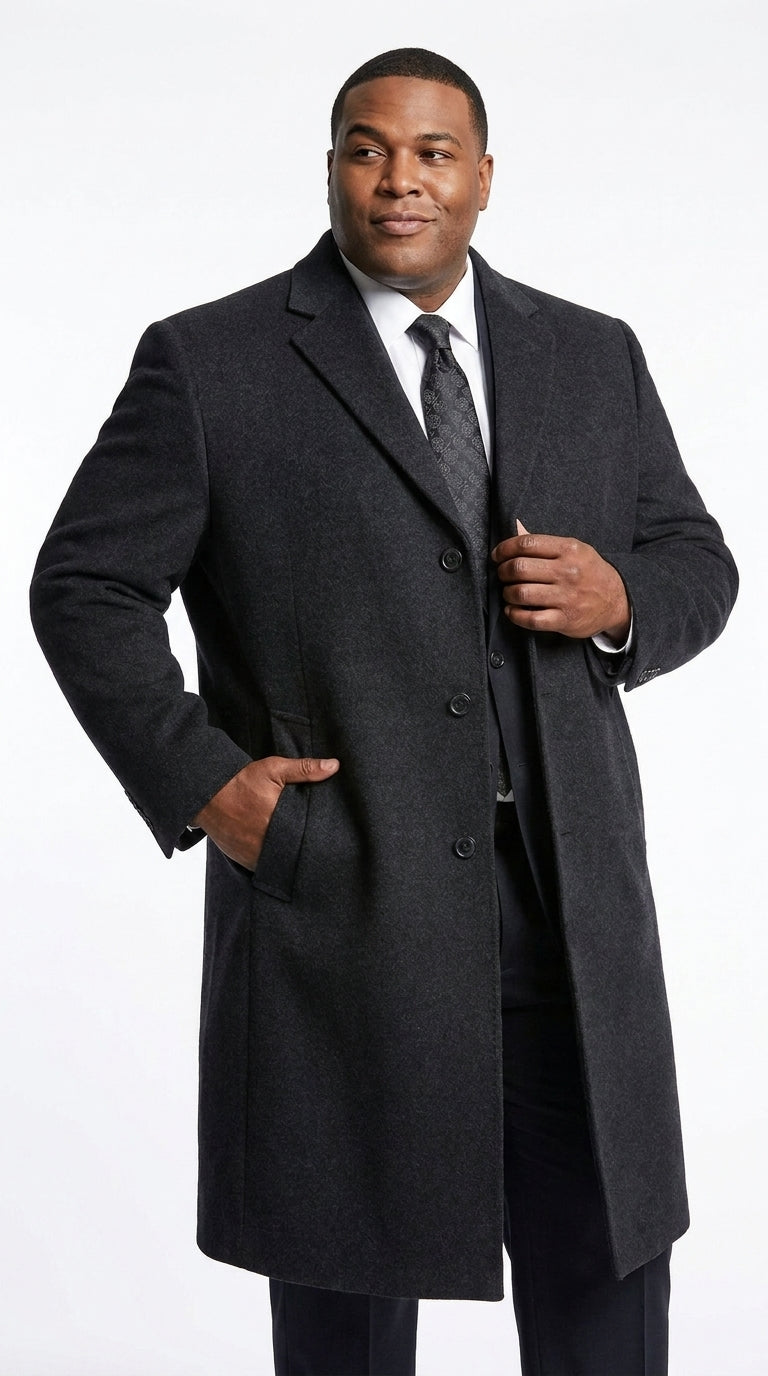 Men’s Black Long Overcoat – Daredevil Born Again Wilson Fisk Inspired Classic Kingpin Coat