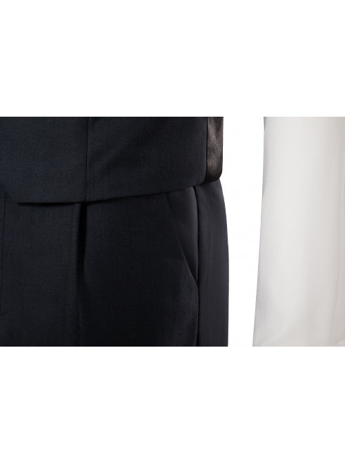 Black Suit Cosplay Costume for Men – Halloween Outfit Without Shoes