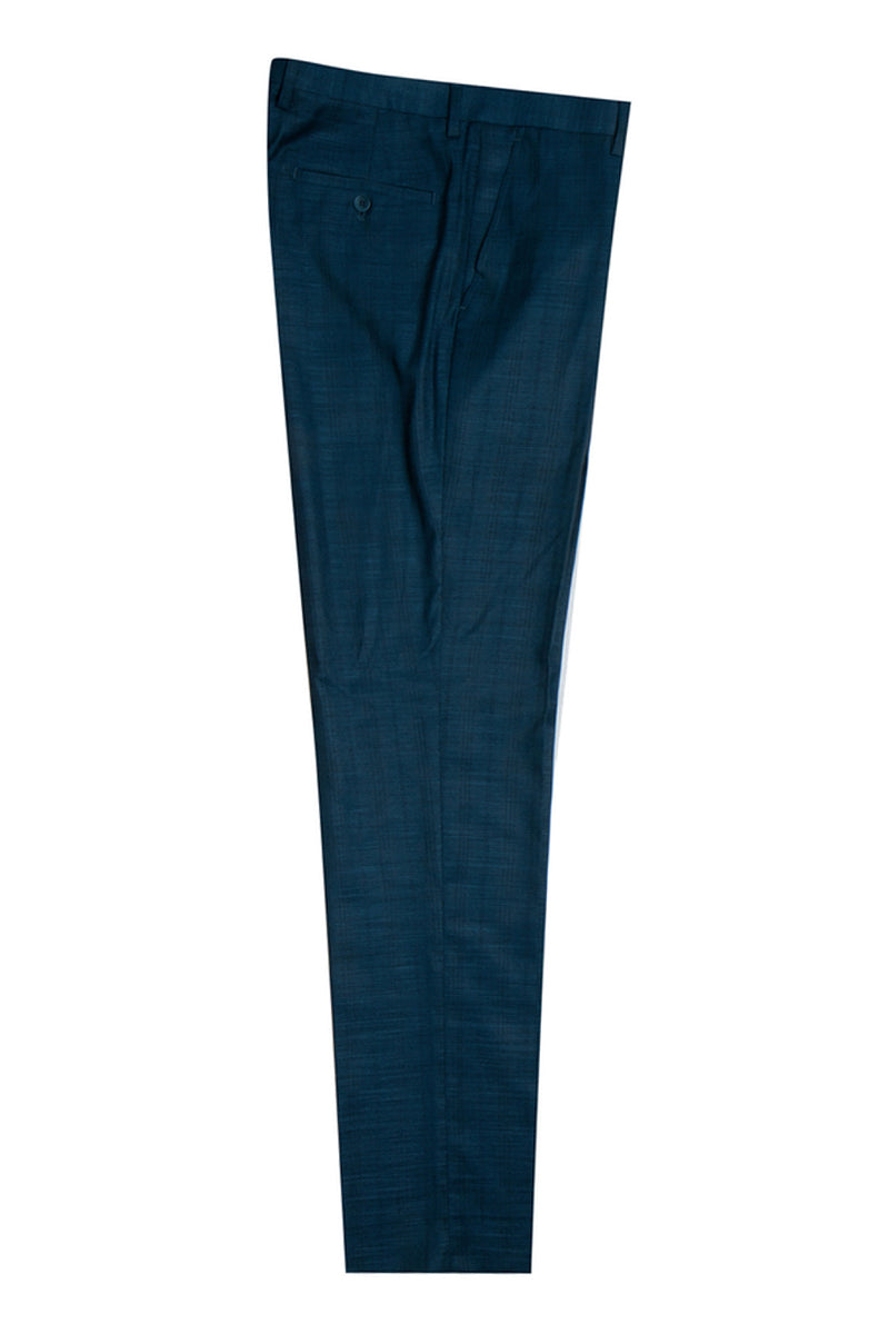 "Mens Stacy Adams Suit - Stacy Adams Suit Men's Glen Plaid Suit - One Button Vested Peak Lapel in Blue & Green"