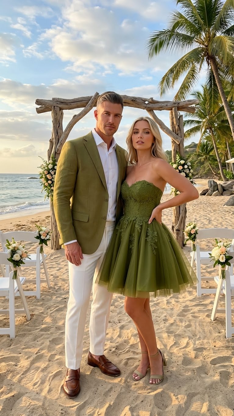 Men’s Olive Green Blazer Sport Coat – Linen Fabric Summer in pistachio sage green