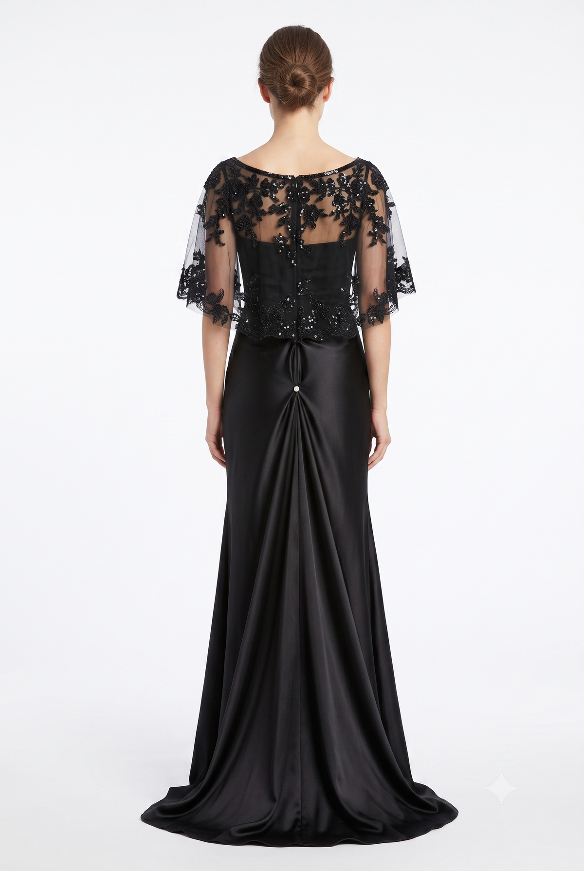 Plus Size Sequin Mermaid Mother of the Bride Gown with Sweetheart Neckline & Side Slit By May Queen MQ2173B