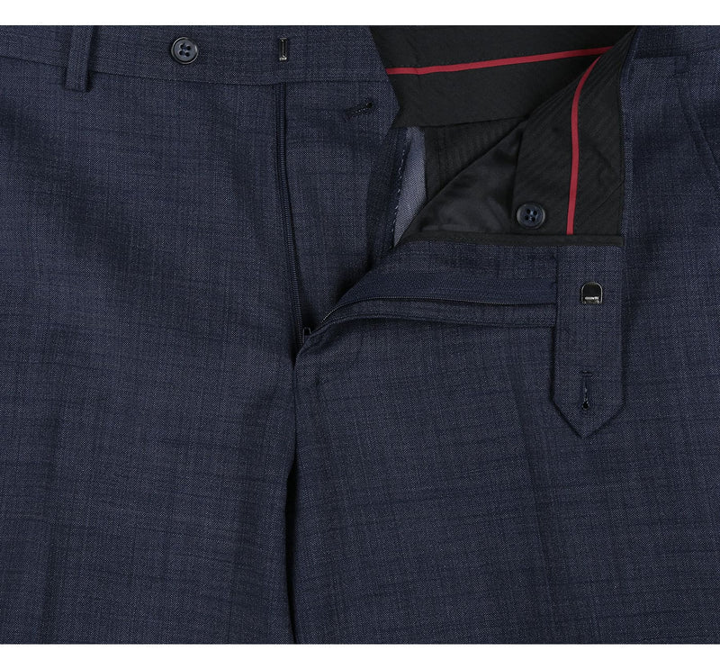 558-3 Men's Two Piece Classic Fit Wool Blend Suit