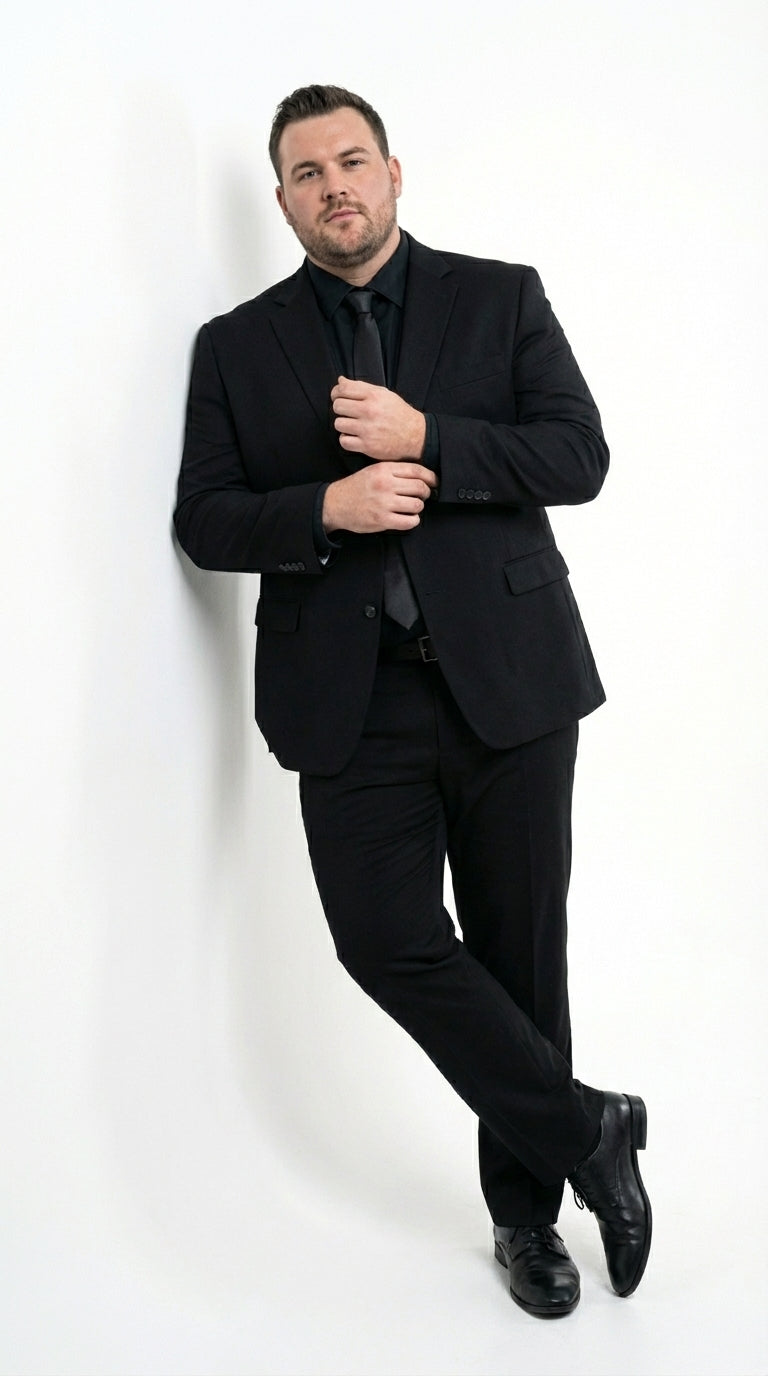 Mens Black Blazer – John Wick Inspired Classic Formal Blazer for Men Sleek Action Style Evening Jacket