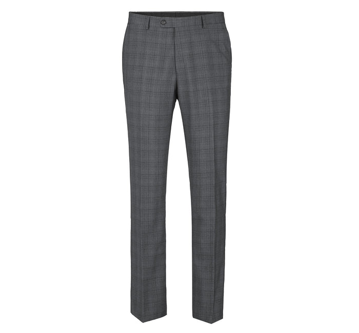 278-1 Men's 3-Piece Classic Fit Single Breasted Windowpane Suit