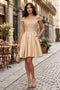 Dama Dresses for Quinceanera in Champagne Style MQ1766 Quince Outfit
