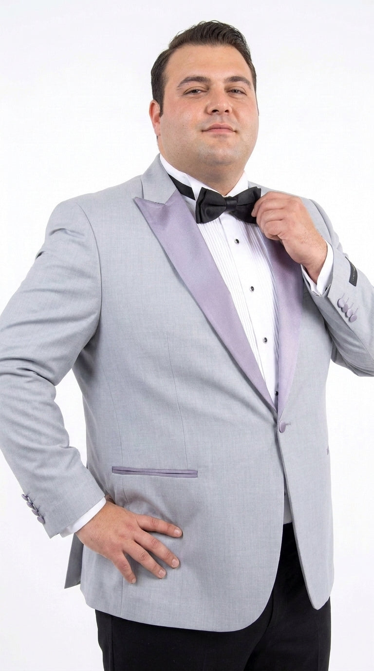 Men’s Classic Black Dinner Jacket – Satin Peak Lapel Formal Tuxedo Blazer (Copy)