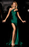 Jessica Angel JA949 One-Shoulder Fitted Ruched Court Train Jersey Dress