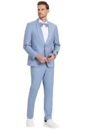 Powder Blue Tuxedo - Wedding Tuxedo - AlbertoNardoniStore