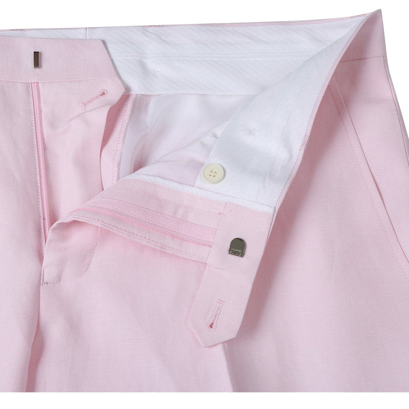 611-4 Men's New Slim Fit Checked Linen Suits