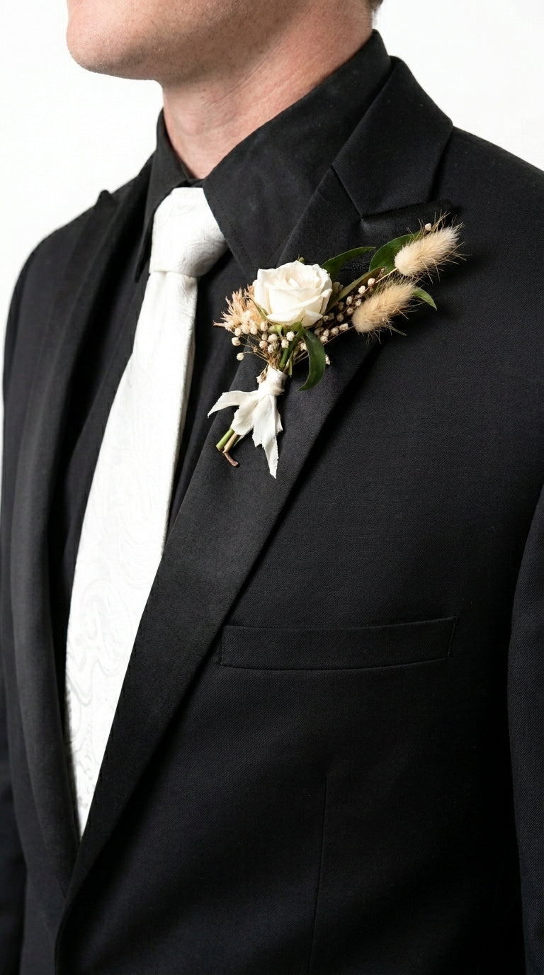 Men's Black Tuxedo Western Blazer – Cowboy Style Formal Sport Coat