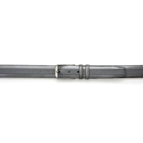 Mezlan Leather & Deerskin Belt - Luxury Italian Crafted