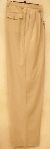 Mens 56 Pleated Dress Pants Mizzani Pleated Super 120'S - AlbertoNardoniStore