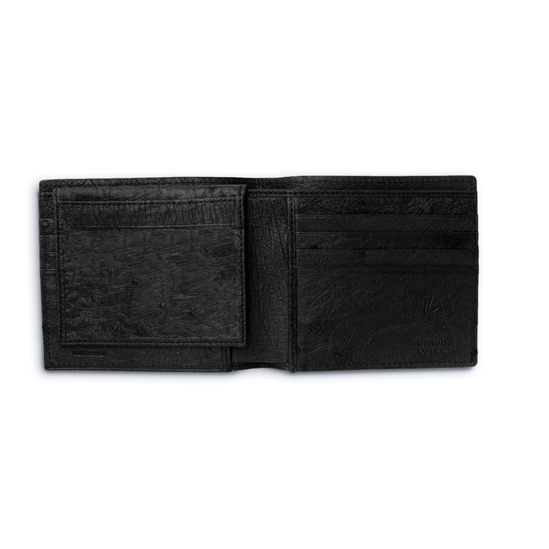 Ferrini Full Quill Ostrich Billfold - Luxury Leather Shoe