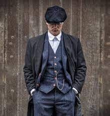 Thomas Shelby Wedding Suit - Peaky Blinder Suit (Plus Hat Included)