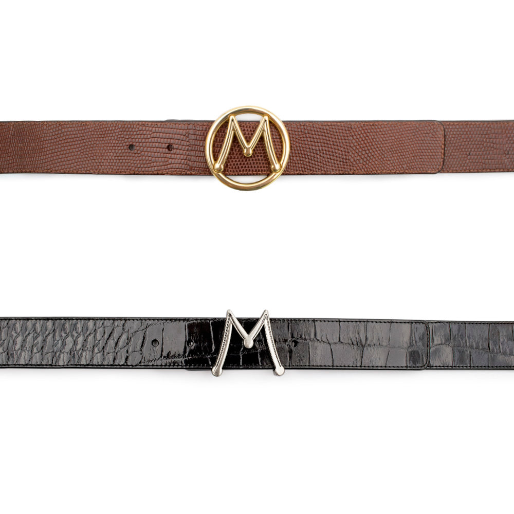 Mezlan Reversible Exotic Strap Shoe | Interchangeable Buckle