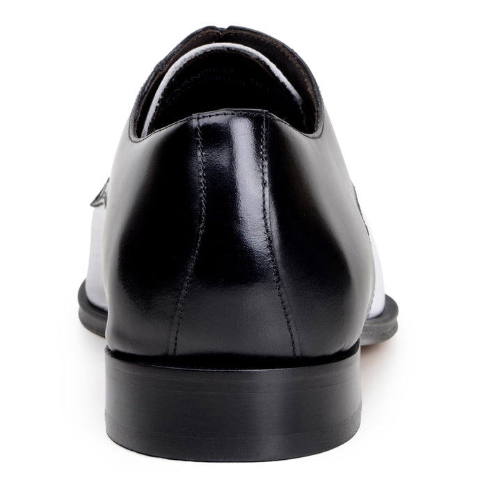 Belvedere Alexander Black & White Leather Oxford