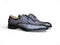 Carrucci Allen II Derby: Embossed Split Toe Leather Shoe