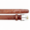Belvedere Cognac Alligator Belt - Luxury Leather Belt