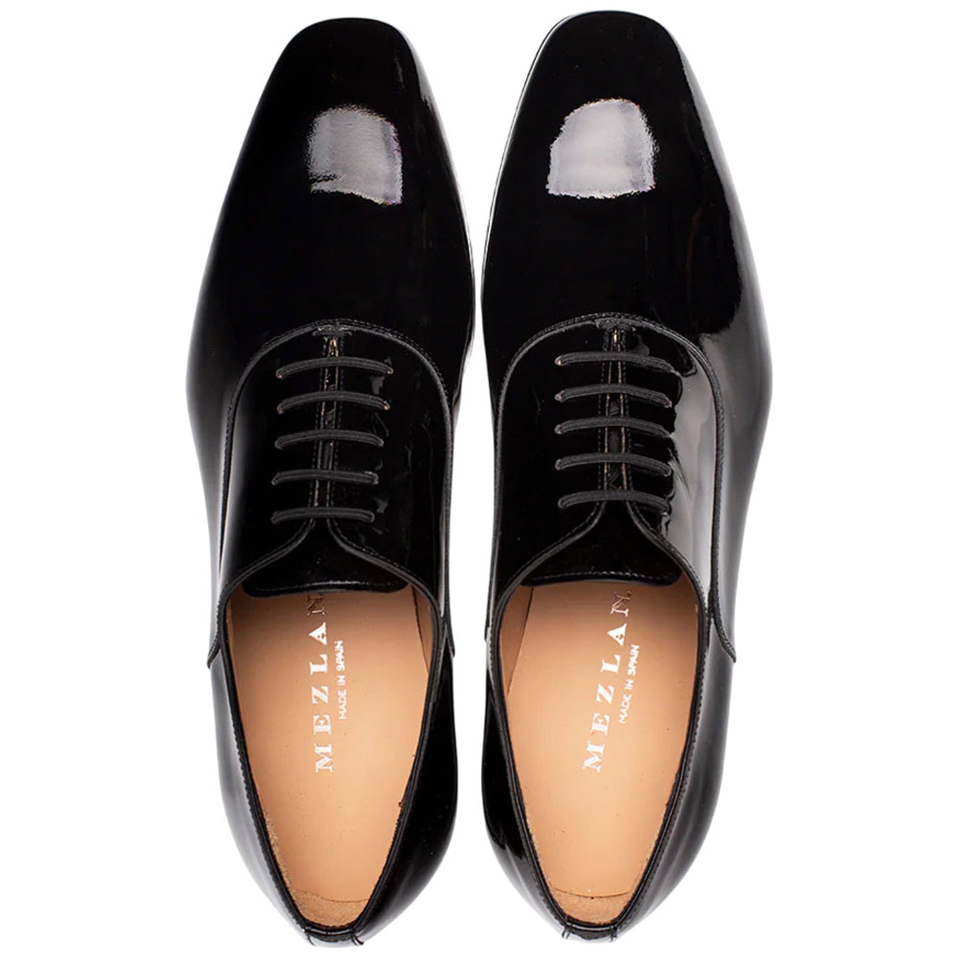 Men’s Mezlan Altea Slip-On – Classic Black Plain Toe Oxford Shoe, Handmade in Spain