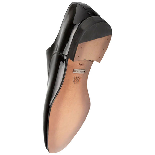 Men’s Mezlan Altea Slip-On – Classic Black Plain Toe Oxford Shoe, Handmade in Spain