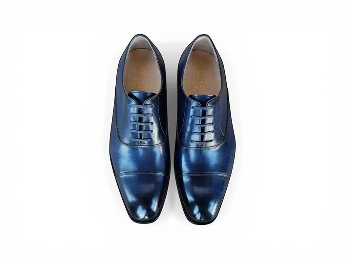 Carrucci Avon Cap Toe Oxford - Leather Sole Dress Shoe