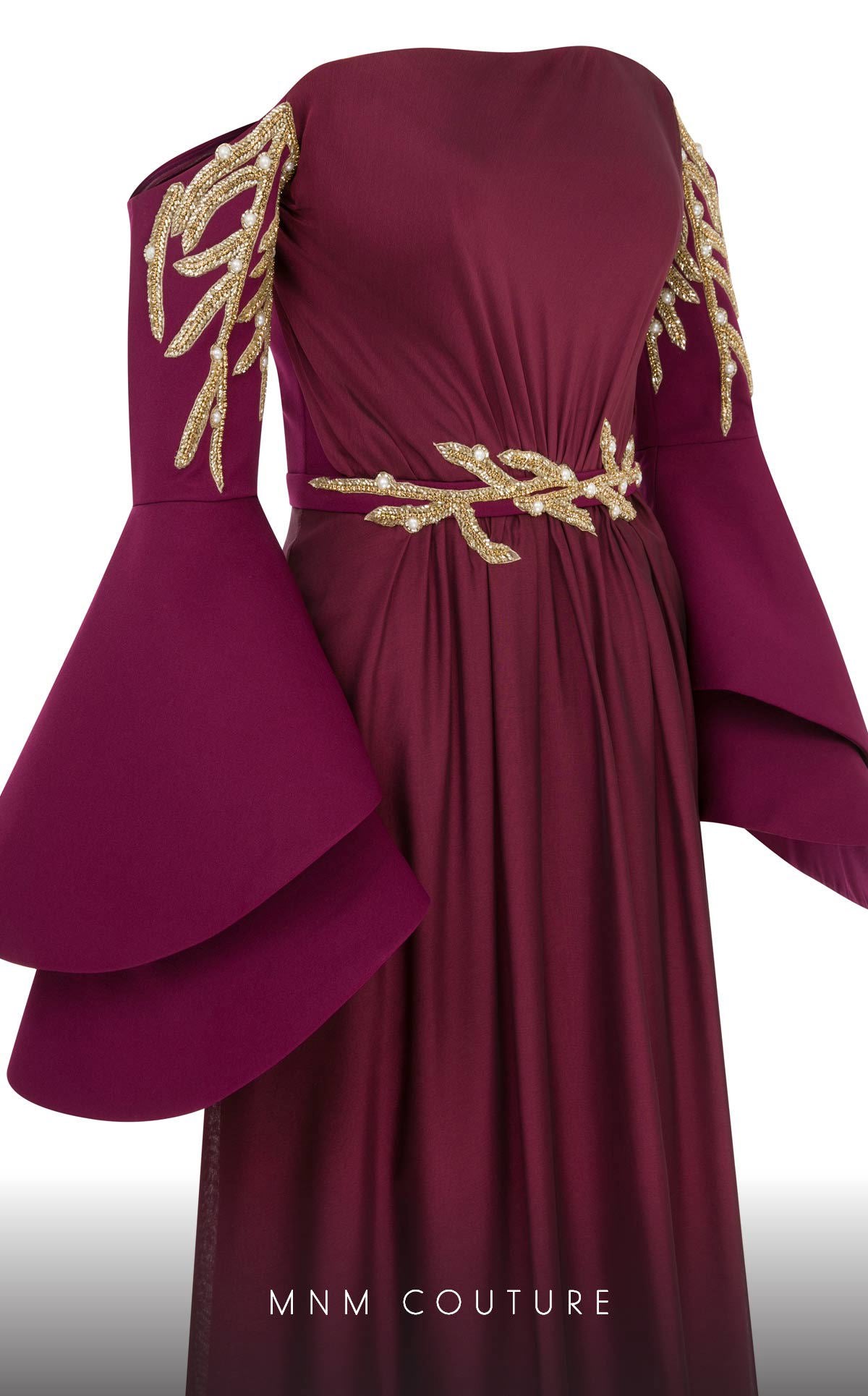 MNM Couture B1103 Cherry Formal Dress