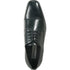 Mens Antique Cap Toe Lace Up Oxford Dress Shoe In Black