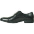 Mens Antique Cap Toe Lace Up Oxford Dress Shoe In Black