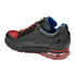 Men's Belvedere Flash Calf & Ostrich Leg Sneaker In Black & Red