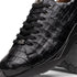 Marco Di Milano Nino Men's Shoes Black Sleek Genuine Caiman Crocodile Fashion Sneaker