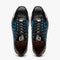 Marco Di Milano Portici Men's Shoes Blue & Black Exotic Lizard / Crocodile Casual Sneakers