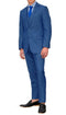 Jax New Blue Slim Fir 3 Piece Suit