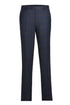 Mens Plaid Suit - Patterned Business Suit - Mens Two Button Classic Fit Vested Wool Suit In Brown & Blue Windowpane Plaid