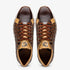 Marco Di Milano Portici Men's Shoes Orix & Brown Exotic Lizard / Crocodile Casual Sneakers