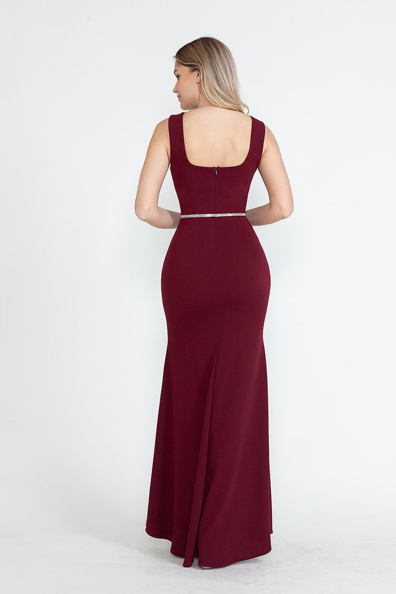 Evening Dress Sweetheart Thigh Slit Fitted Prom Gown By Lenovia 5258