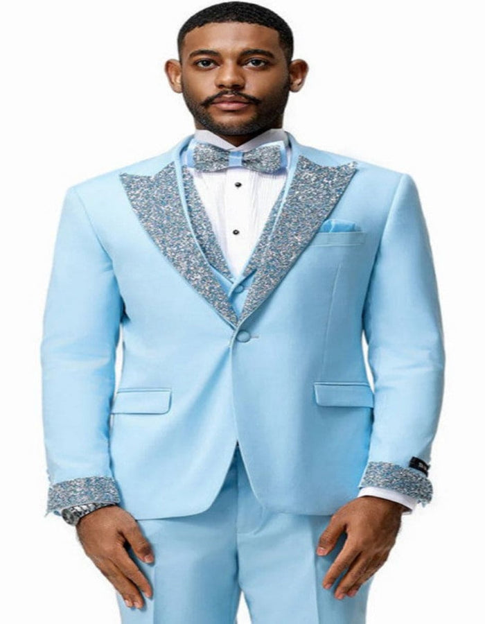 Baby Blue Prom Tuxedo