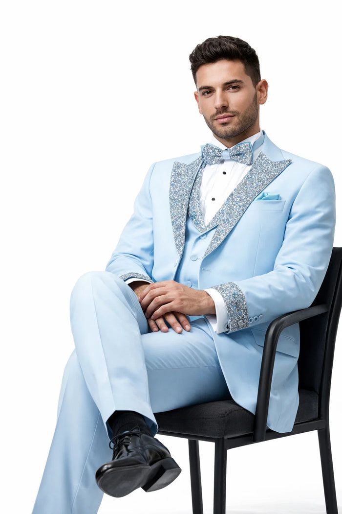 Baby Blue Prom Tuxedo