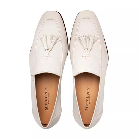 Mezlan Javea Bone Classic Tassel Loafer