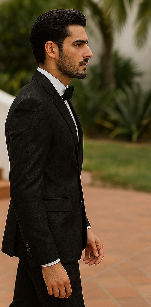 Big and Tall Mens Tuxedos Jacket - Big And Tall Formal Wear - Bowtie Included - For Big Guys