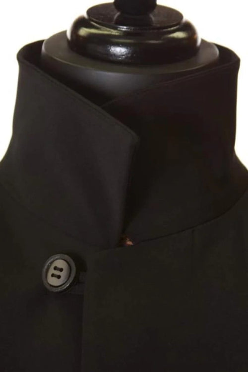 Mens Black Overcoat -  Ankle length overcoats for men Inch full length-Length Duster Dress Coat Priced Available In Big & Tall Sizes Coat Dark Color Black Dress Top Coat