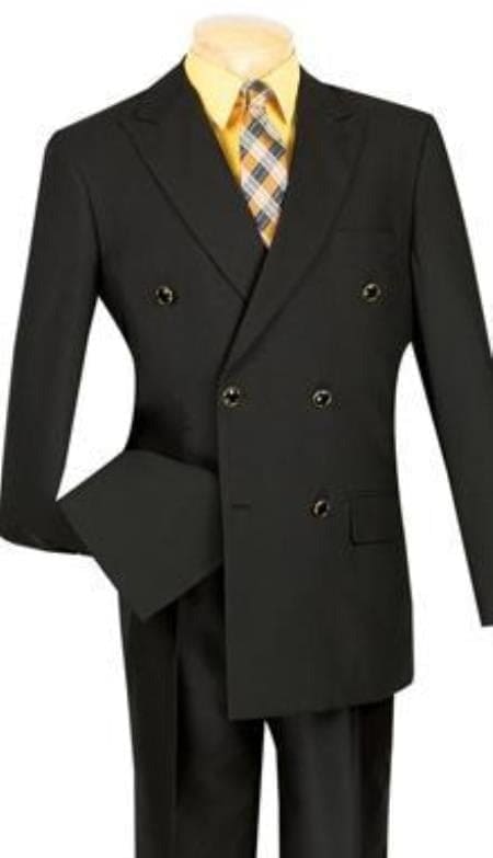 Men's Double Breasted Suits Jacket Black Vinci Men's Best Cheap Priced Blazer Sport Coat Jacket