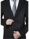 Mens Black Overcoat - Men's Modern Fit Polyester ~ Viscose ~ Spandex Black Long Men's Dress Topcoat - Winter Coat