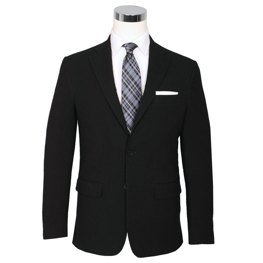 Seersucker Blazer - "Black" Seersucker Sport Coat