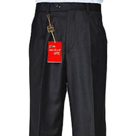 Mens 56 Pleated Dress Pants Mizzani Pleated Super 120'S - AlbertoNardoniStore