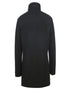 Mens Black Overcoat - English Laundry Black Slim Fit Wool Blend Short Coat with Detachable Full Zipper