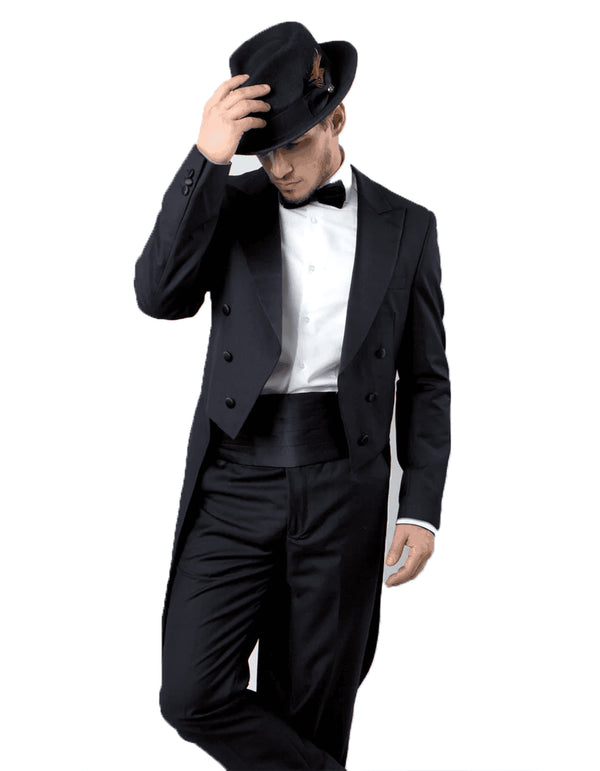 Suit With Tails - Long Tail Suit - Mens Tailcoat - Tail Coat Tuxedo